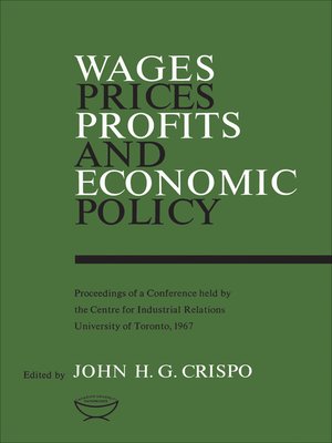 cover image of Wages, Prices, Profits, and Economic Policy